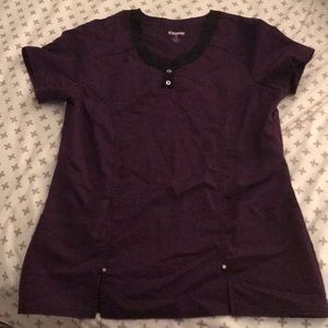 Purple scrub top